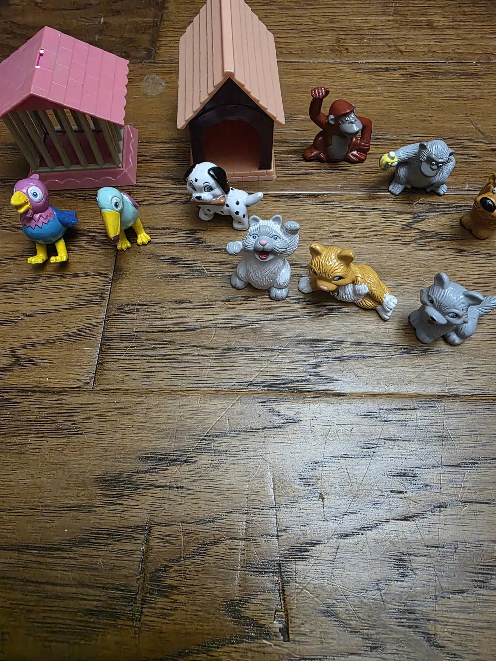 Small Pet Figurine Playset - Lot of 9 My Precious Pets